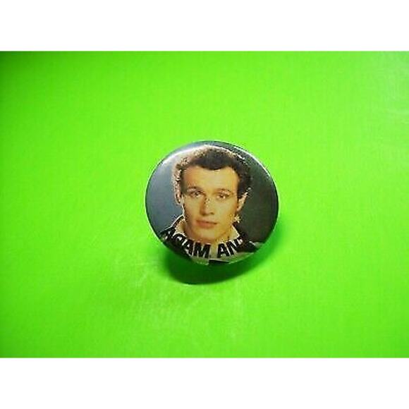 Adam Ant Vintage Authentic Original Badge Pinback New Wave Adam And The Ants - Picture 1 of 8
